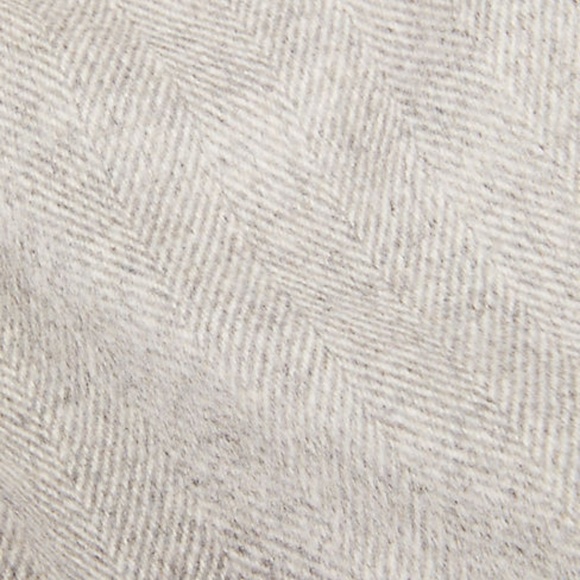 Ann Taylor Herringbone Shawl Collar Wrap Coat - Picture 3 of 3